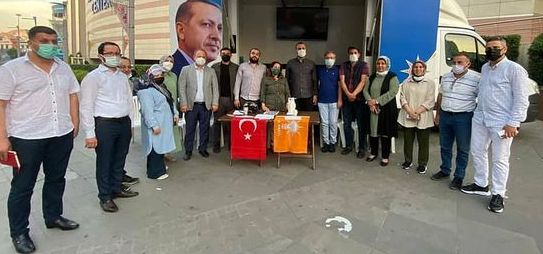 AK Parti Güngören İlçe Başkanlığı sahalara indi