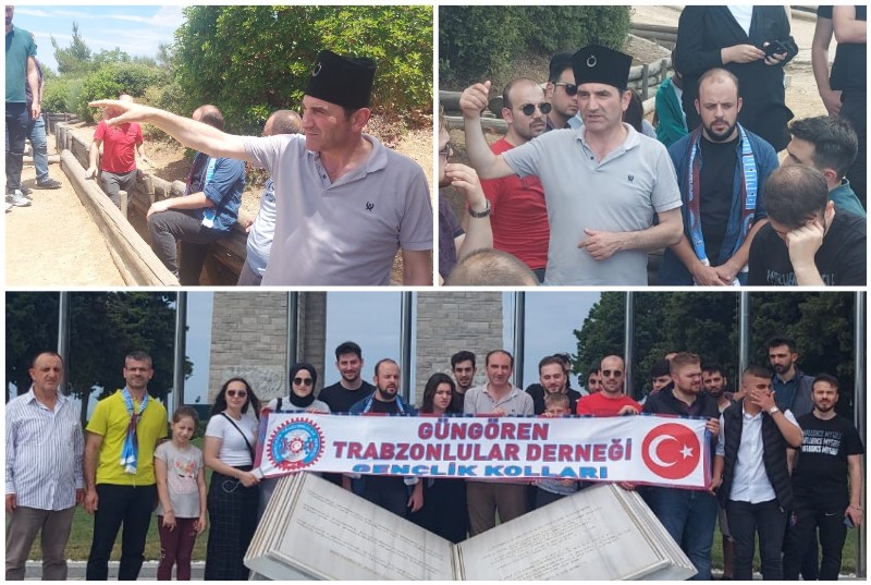 Güngören Trabzon gençliği Çanakkale ruhunu yerinde yaşadı